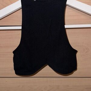 Urban Outfitters Black Ribbed Tank Top